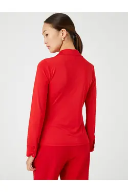 پیراهن دراپه آستین بلند مناسب باریک - یاری شاپ