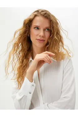 پیراهن راه راه آستین بلند - یاری شاپ