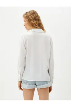 پیراهن راه راه آستین بلند - یاری شاپ