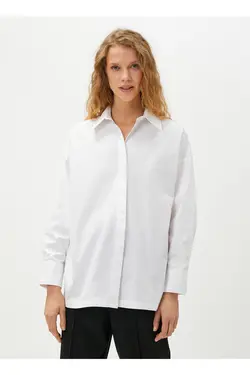 پیراهن زنانه ساده مایل به یقه نوک تیز 3sak60083uw - یاری شاپ