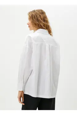 پیراهن زنانه ساده مایل به یقه نوک تیز 3sak60083uw - یاری شاپ