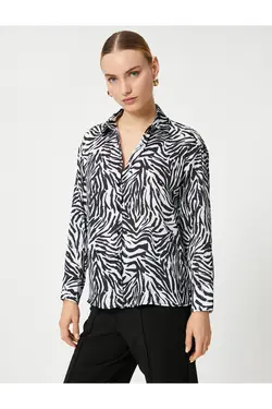 پیراهن زنانه طرح پلنگ - یاری شاپ