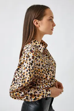 پیراهن زنانه طرح زرد 2WAK60103PW - یاری شاپ