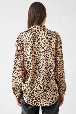 پیراهن زنانه طرح زرد 2WAK60103PW - یاری شاپ