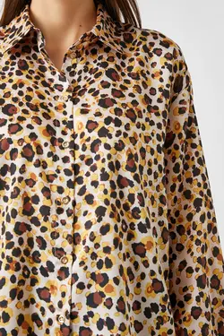 پیراهن زنانه طرح زرد 2WAK60103PW - یاری شاپ