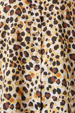 پیراهن زنانه طرح زرد 2WAK60103PW - یاری شاپ