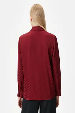 پیراهن زنانه قرمز Claret 4WAK60483UW - یاری شاپ