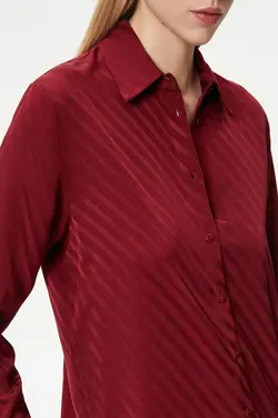 پیراهن زنانه قرمز Claret 4WAK60483UW - یاری شاپ