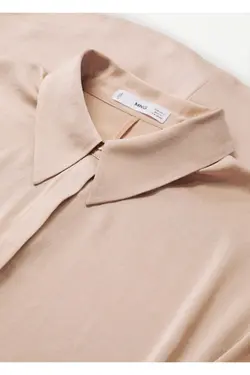 پیراهن ساتن پاستلی زنانه با نمای ساتن - یاری شاپ