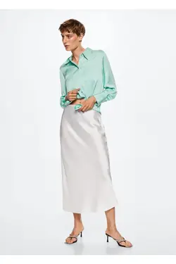 پیراهن ساتن روان - یاری شاپ