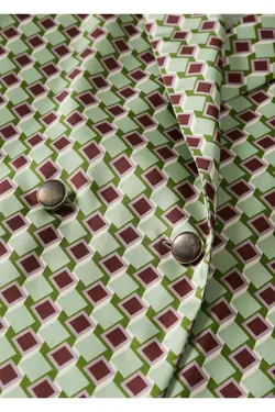 پیراهن ساتن طرح دار - یاری شاپ