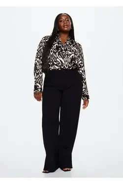 پیراهن ساتن طرح دار - یاری شاپ