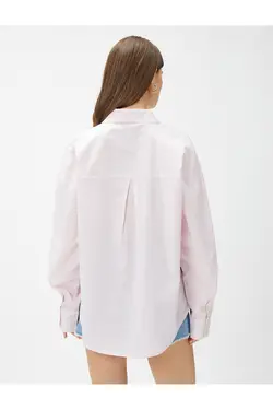 پیراهن سایز بزرگ پنبه ای جیبی - یاری شاپ