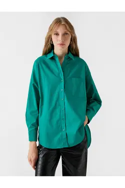 پیراهن سبز زنانه 3WAK60012PW - یاری شاپ