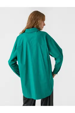 پیراهن سبز زنانه 3WAK60012PW - یاری شاپ