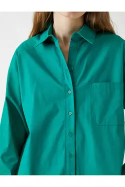 پیراهن سبز زنانه 3WAK60012PW - یاری شاپ