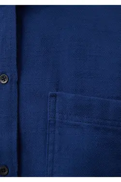 پیراهن سرمه ای کلاهدار با تناسب معمولی / برش معمولی 1210249-70491 - یاری شاپ