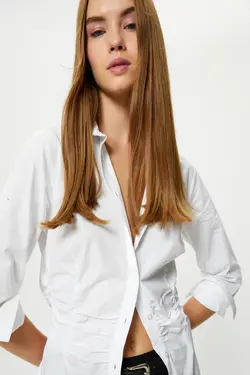 پیراهن سفید زنانه - یاری شاپ