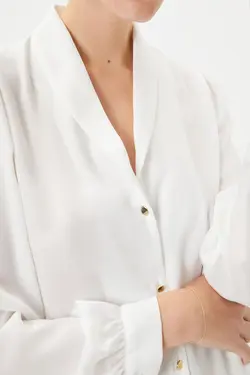 پیراهن سفید زنانه - یاری شاپ