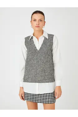 پیراهن سفید زنانه 3WAK60081UW - یاری شاپ