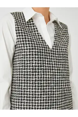 پیراهن سفید زنانه 3WAK60081UW - یاری شاپ