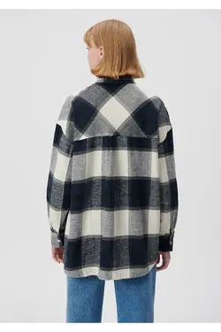 پیراهن سورمه ای سورمه ای / برش پهن 1210270-83154 - یاری شاپ