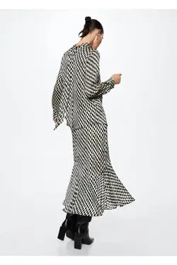 پیراهن شطرنجی با جزئیات - یاری شاپ