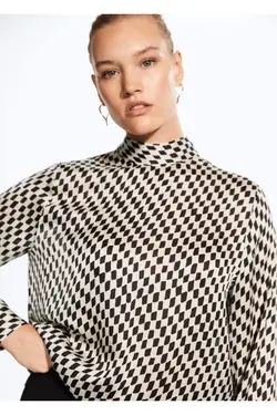 پیراهن شطرنجی با جزئیات - یاری شاپ