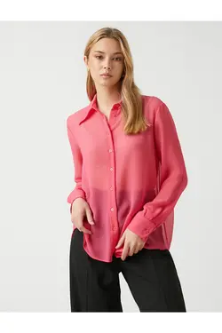 پیراهن شیفون آستین بلند - یاری شاپ