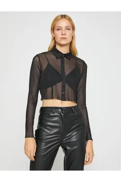 پیراهن شیفون کراپ - یاری شاپ