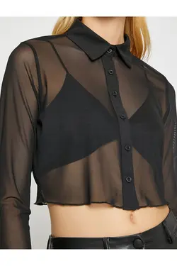 پیراهن شیفون کراپ - یاری شاپ