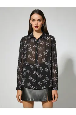 پیراهن شیفون گلدار - یاری شاپ