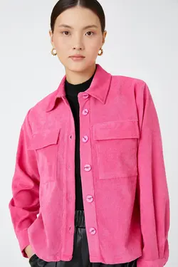 پیراهن صورتی زنانه 3WAK50051PW - یاری شاپ