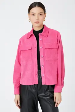 پیراهن صورتی زنانه 3WAK50051PW - یاری شاپ