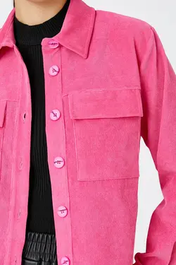 پیراهن صورتی زنانه 3WAK50051PW - یاری شاپ