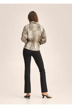 پیراهن طرح دار از پوست مار - یاری شاپ