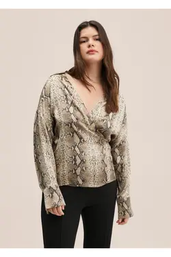 پیراهن طرح دار از پوست مار - یاری شاپ