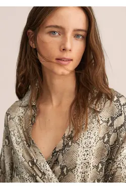 پیراهن طرح دار از پوست مار - یاری شاپ