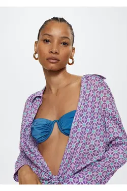 پیراهن طرح دار هندسی - یاری شاپ