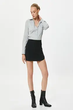 پیراهن طوسی زنانه - یاری شاپ