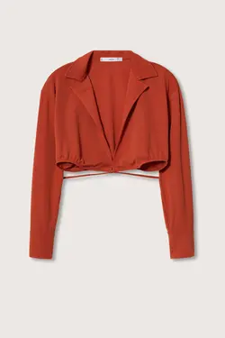 پیراهن قهوه ای رنگارنگ زنانه - یاری شاپ