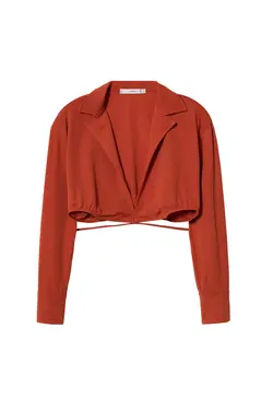 پیراهن قهوه ای رنگارنگ زنانه - یاری شاپ