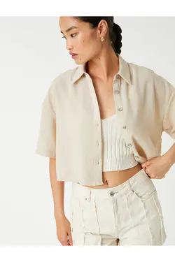 پیراهن کراپ سایز بزرگ - یاری شاپ