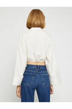 پیراهن کراپ کمر بسته - یاری شاپ