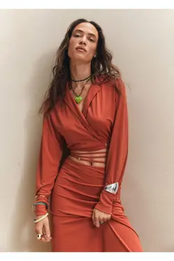 پیراهن کوتاه بند کشی - یاری شاپ