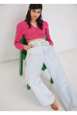 پیراهن کوتاه لیوسل - یاری شاپ