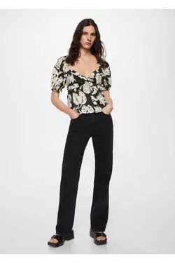 پیراهن گشاد با طرح گل - یاری شاپ