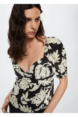 پیراهن گشاد با طرح گل - یاری شاپ