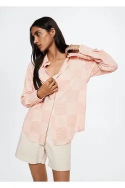 پیراهن گشاد دکمه دار - یاری شاپ