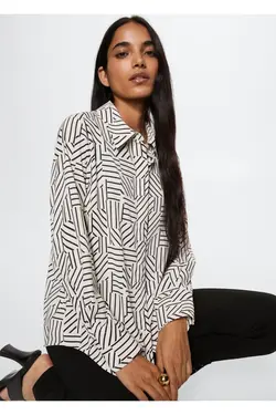 پیراهن گشاد دکمه دار - یاری شاپ